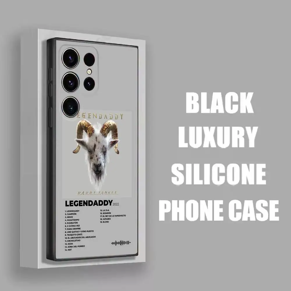 D-Daddy Yankee LAMENTO EN BAILE Phone Case For Samsung S22,S24,S20,S25,S23,S30,S21,Ultra,Plus,5G ,Fe,Lite Black Cover