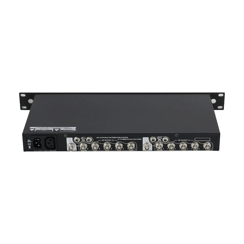 UA844 Antenna Signal Amplifier UHF Antenna Distribution System Wireless Microphone Signal Amplifier UWB