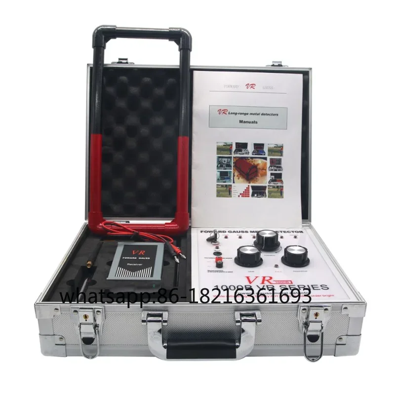 

VR1000B Металлоискатель Гаусса вперед Большой радиус действия Золото Серебро Обнаружение бриллиантов