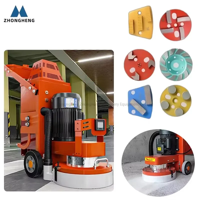High Power Model 330 530 630 700 Concrete Floor Grinder 220V Walk Behind Concrete Polisher