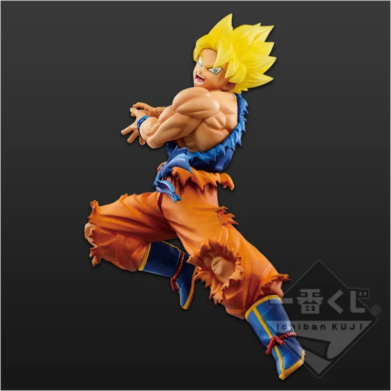 Hot-blooded toy model figure glasses factory, Dragon Ball Z War, Super Saya, Sun Wukong, battle loss version