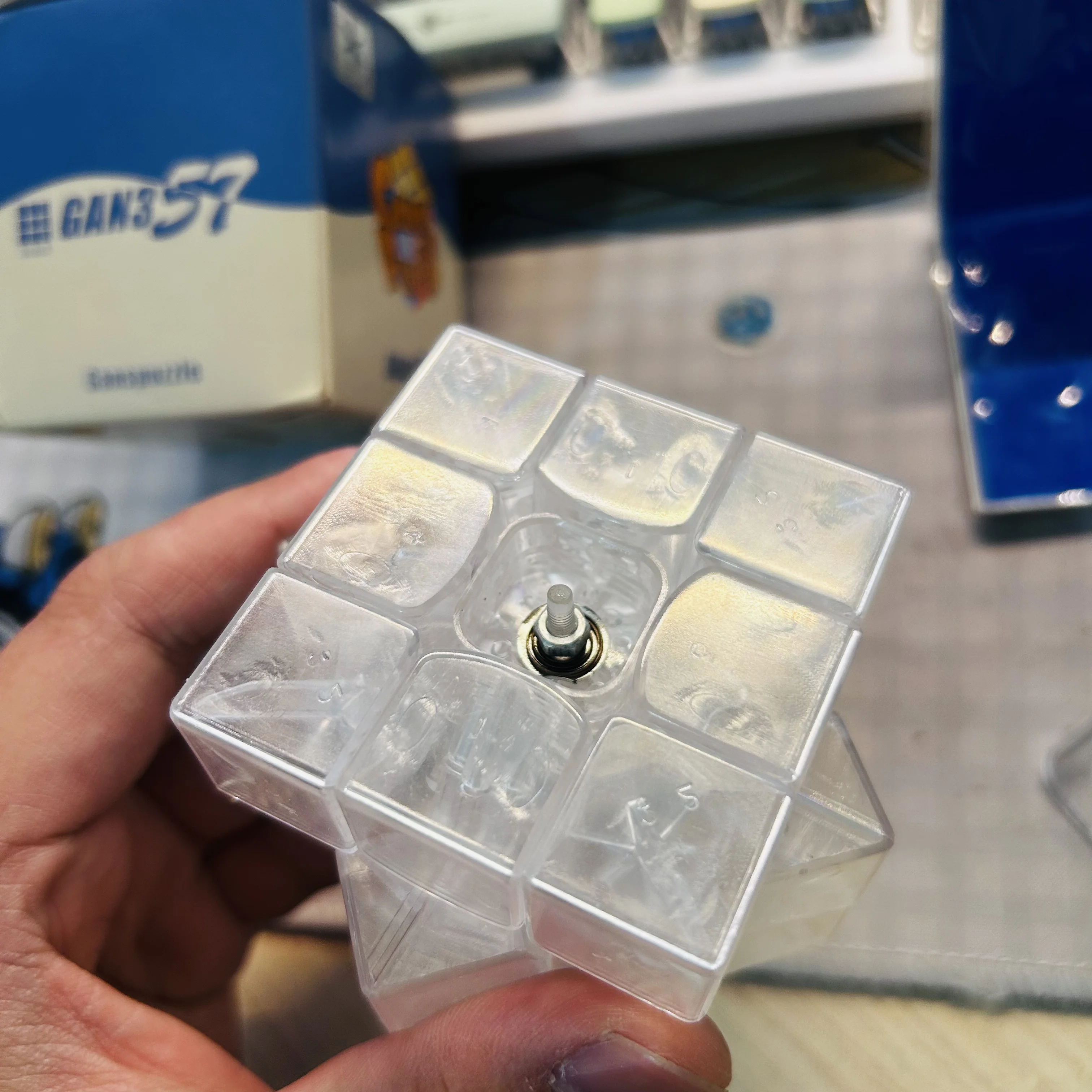 Gan357 Transparent Limited Edition Cube 3x3 Cube Collection Gan 3x3x3 Magic Cube
