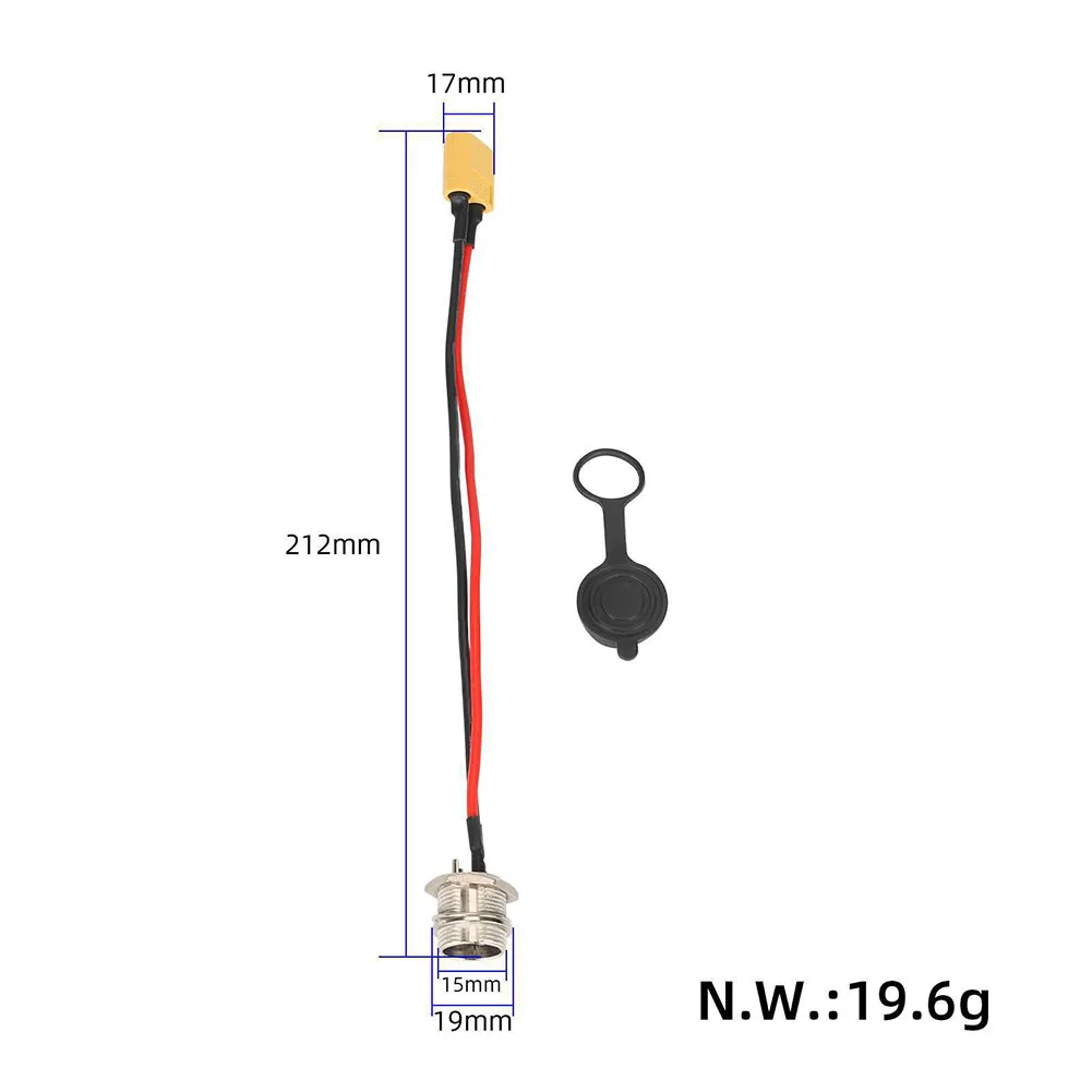 Power Direct Plug Kabel für Zero EScooter XT30 auf XT60 Aviation Ladeanschluss Zuverlässige und einfache Installation