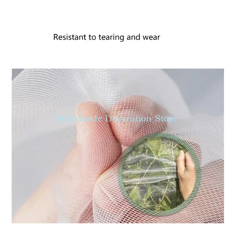 

Q39B 10lots Reusable Plant Protecting Net Transparents Bird Plant Barrier Meshes Screen for Greenhouses Insect Preventions