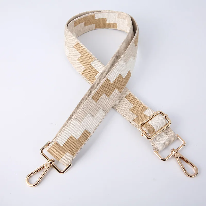 الإبداعية الأزياء مربع العرقية نمط قابل للتعديل حزام الكتف الطويل Crossbody حقيبة كتف حزام حقيبة حزام الكتف الملحقات