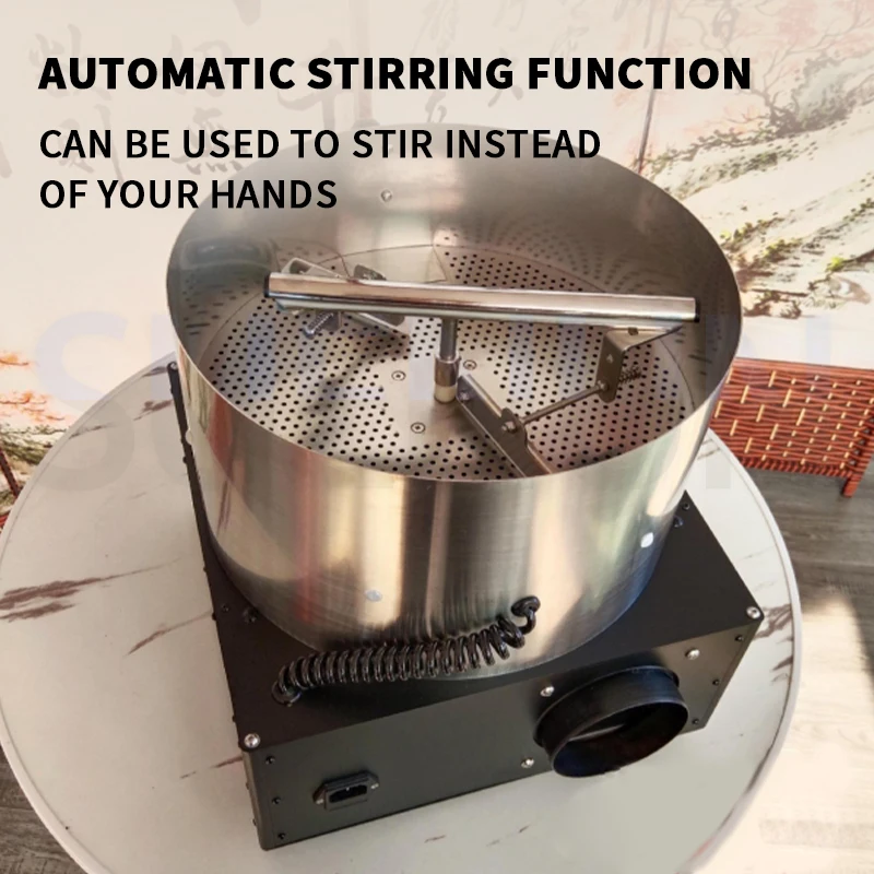 コーヒー豆クーラー電気コーヒー豆急速冷却機家庭用コーヒー豆クーラー豆をかき混ぜて煙を除去します