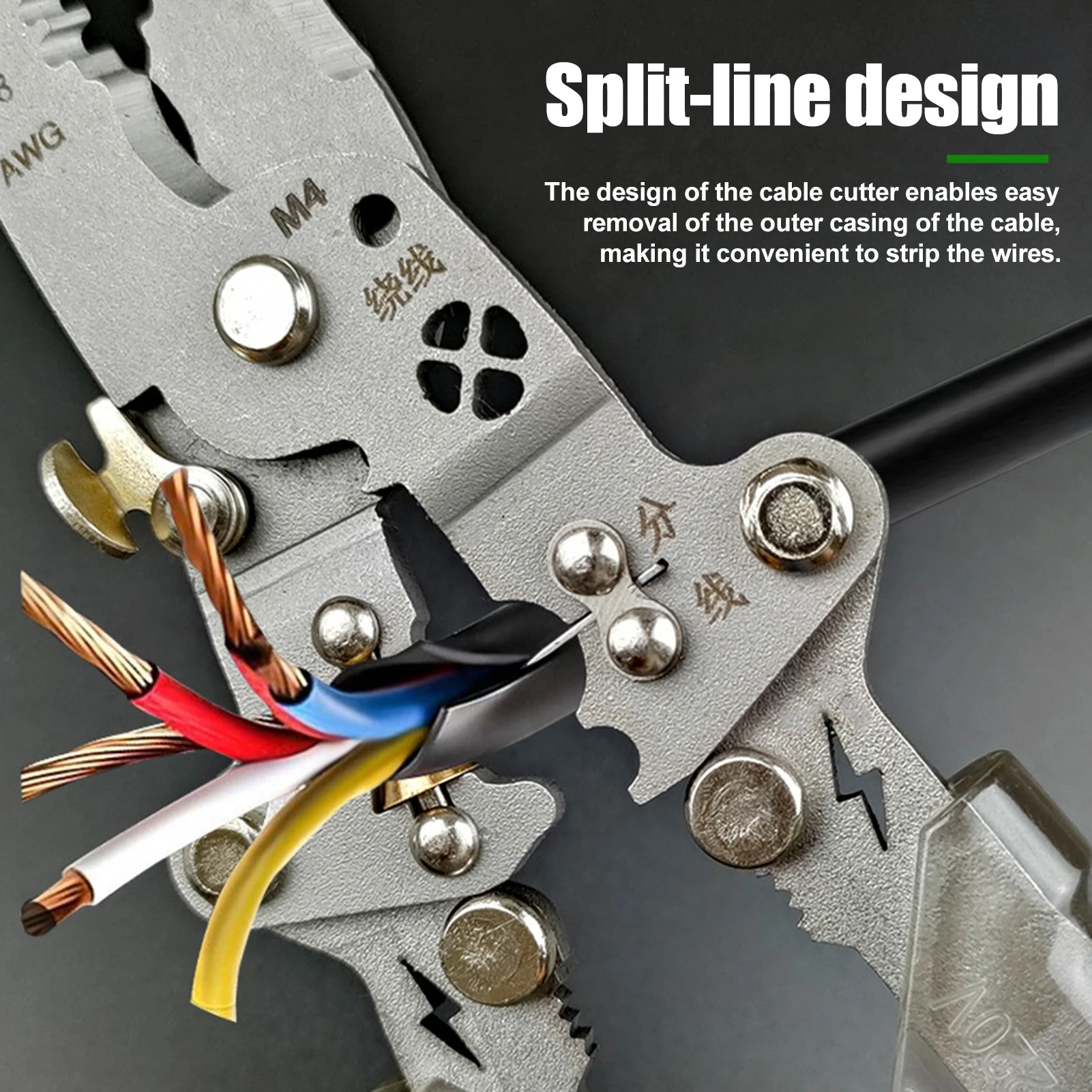 

Electric Needle Pliers Multi Functional Wire Stripping Pliers With Electrical Measurement Function Household Hardware Tools