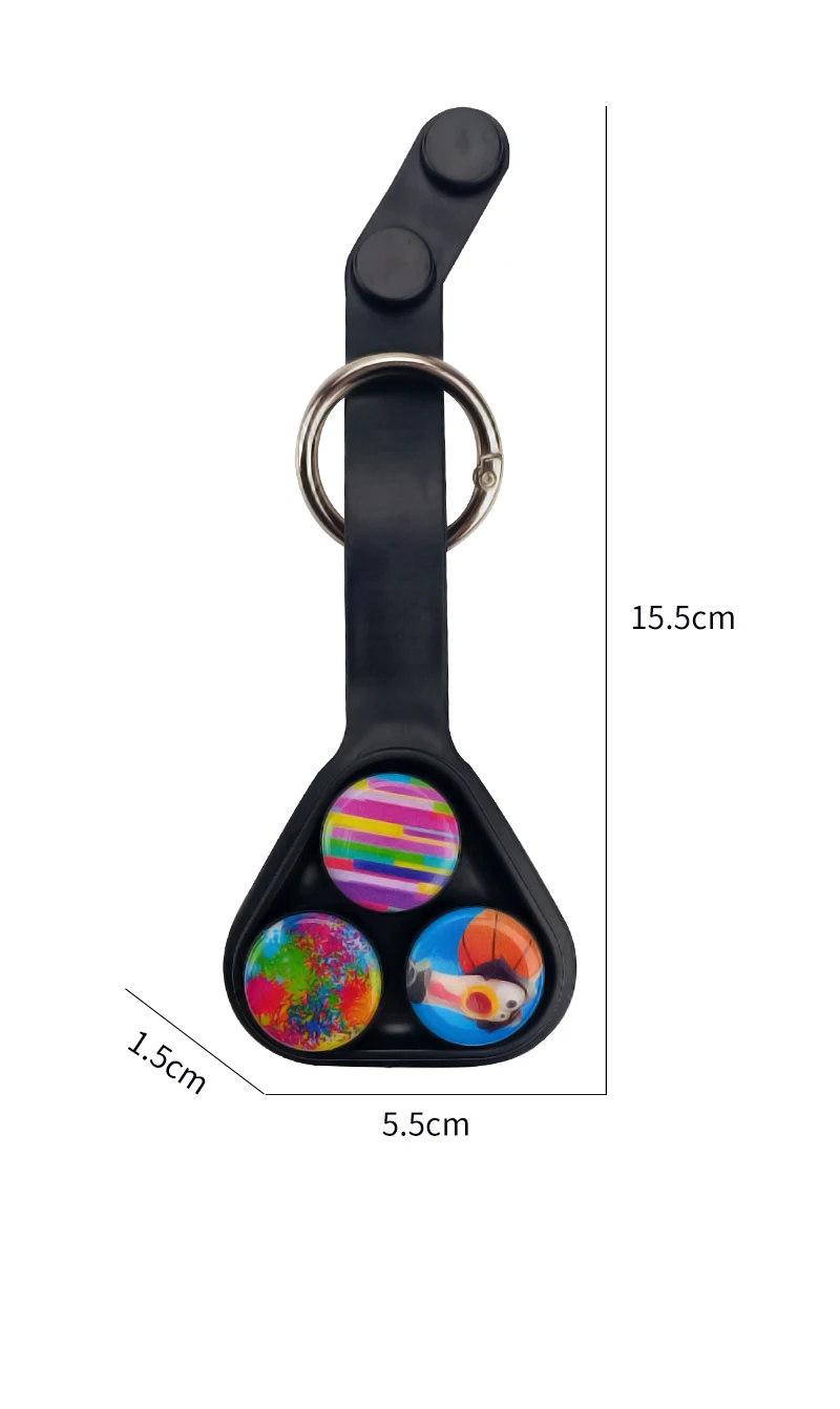 New Hand Spinner Series Elastic Magnet Toy Colorful Decompression Fidget Spinner Toys for Adults Kids Christmas Gifts