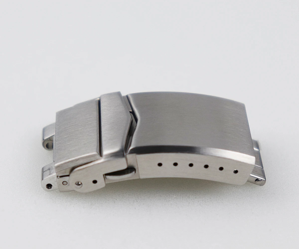 Części do zegarków Cronos Metalowa bransoletka ze stali nierdzewnej Solidne szczotkowane zapięcie 18 mm 20 mm do zegarka 62Mas