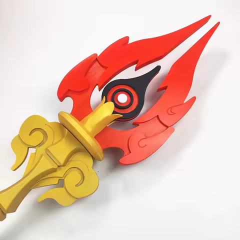 180cm Genshin Impact Staff of Homa Hu Tao Model Cosplay Accessories Costume Party Props Cosplay Performance Anime Show Props