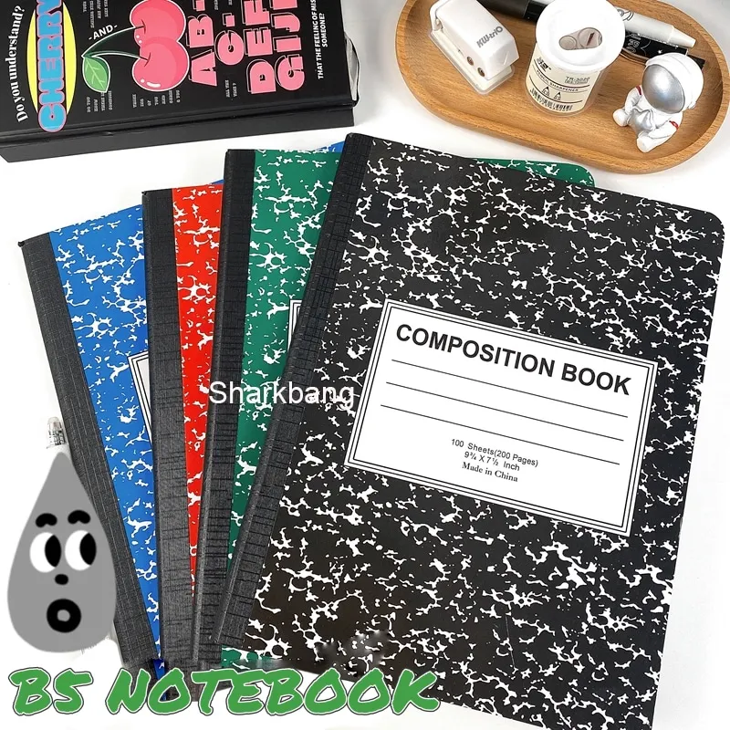 composicao notebook com flocos de neve papelaria presente para estudantes line papers fashion dairy book 100 folhas 200 paginas sharkbang b5 01