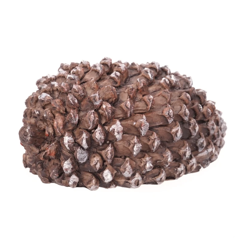 

H7EA Discreet Key Concealer Pine Cone Money Stash with Concealed Compartment Elegant Storage Box with Concealed Space