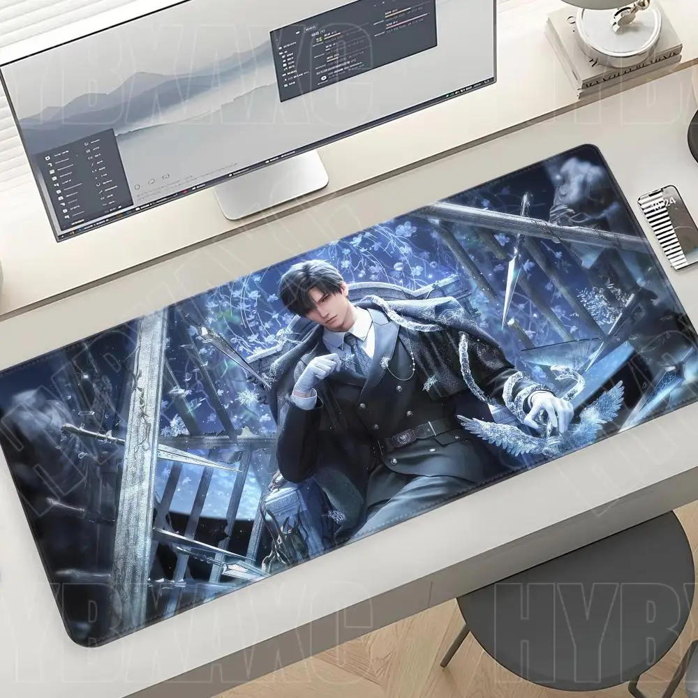

Коврик для мыши Love and Deepspace XXL, игровые аксессуары, офисный геймерский коврик для клавиатуры, настольный коврик, нескользящий большой резиновый коврик для мыши в стиле аниме для ноутбука