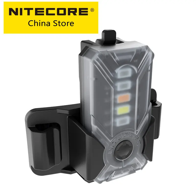 

NITECORE NU07 LE Multi-light Source Signal Lamp MINI LED Light for Helmet Backbag USB-C Charge Rechargeable Warning Headlamp