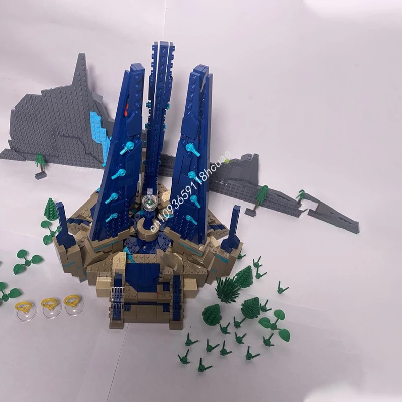 

1489 шт. MOC Sonicss Frontiers Chaos Emerald Vault Sonic The Hedgehog Строительные блоки Рождественские игрушки Модель Дети Educa Подарок