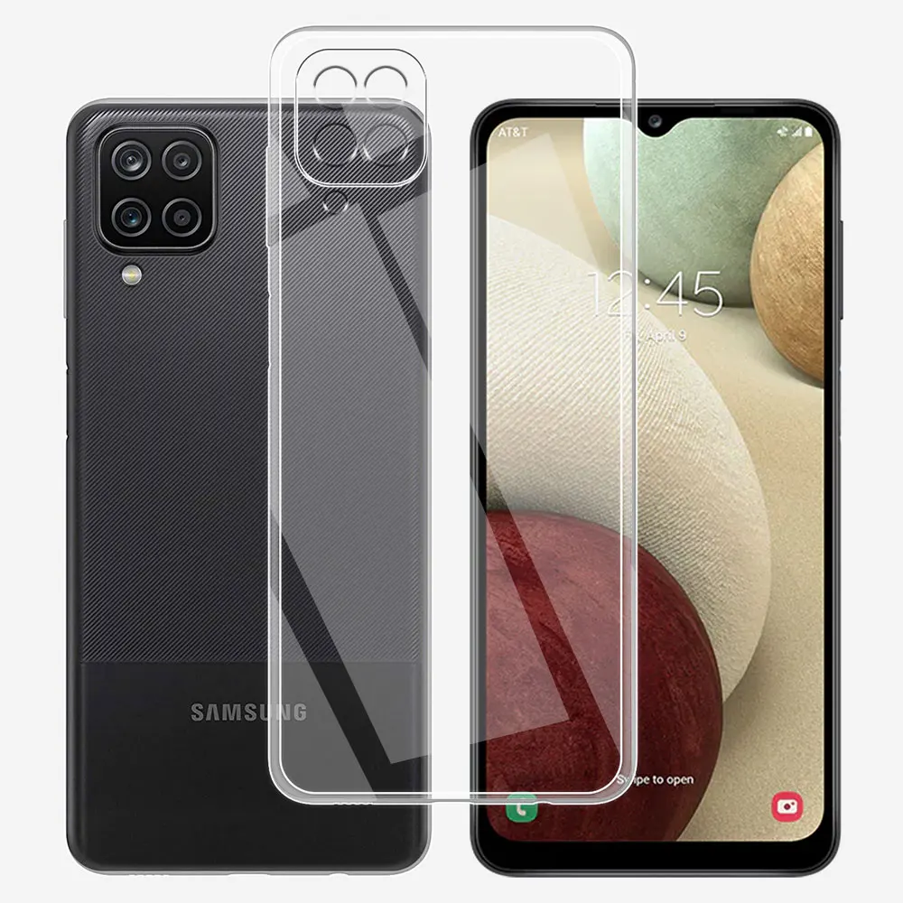 For Samsung Galaxy A12 Case Clear Silicone Soft Cover For Samsung A22 A32 A52 A72 A52s 4G 5G Fundas Galaxy A42 Transparent Coque