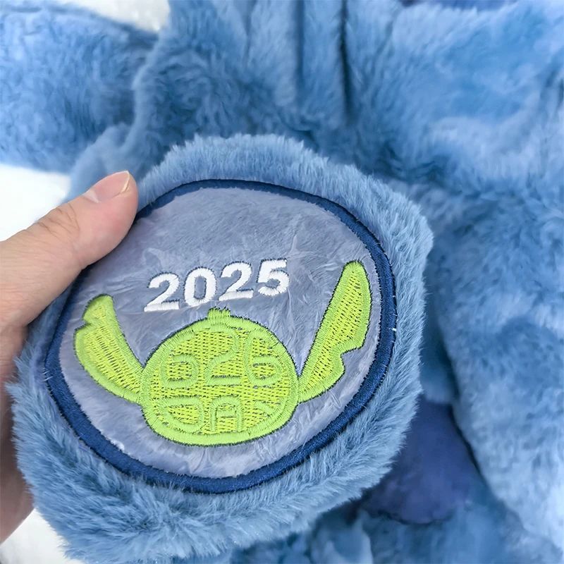 디즈니 릴로와 스티치 플러시 장난감 카와이 개구리 스티치 플러시 애니메이션 반제품 가죽 홀스터 베개 어린이를위한 선물 크리스마스