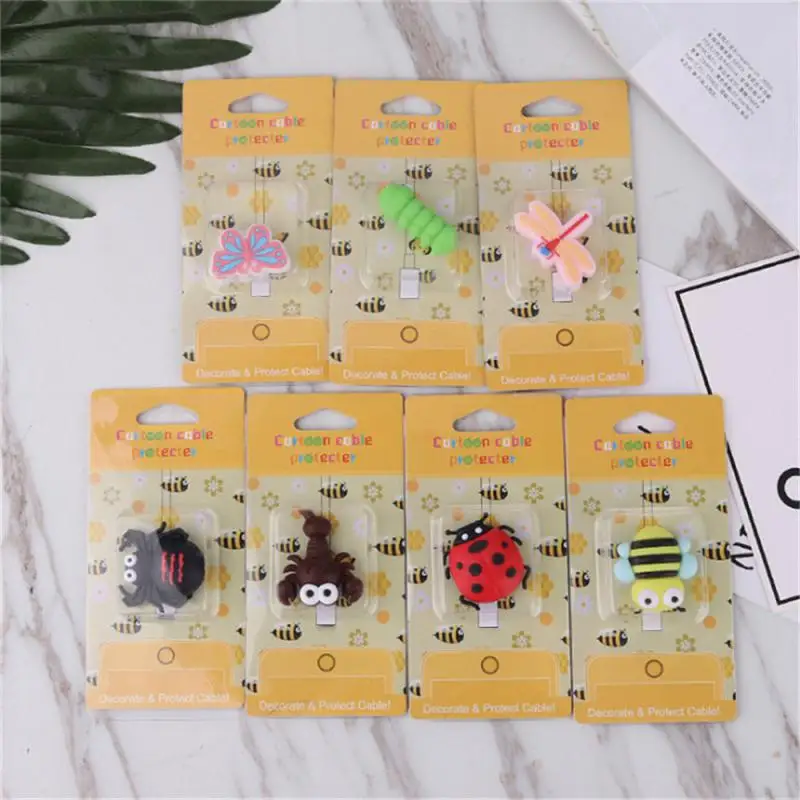 1pc Hot USB Cable Protector Data Line Cord Protector custodia protettiva avvolgicavo Cover per iPhone cavo di ricarica Android