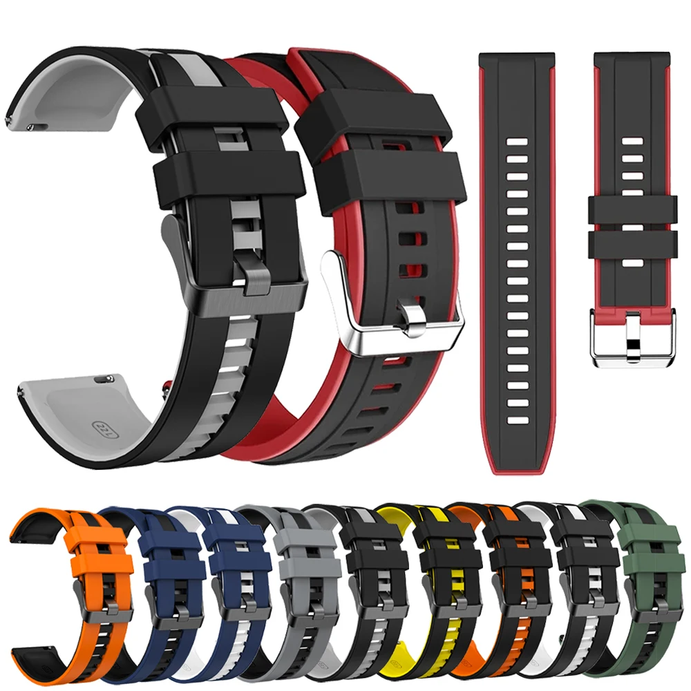 Correa de 22mm y 20mm para reloj inteligente Amazfit Balance/Active 2, pulsera de repuesto para Amazfit Bip 6 5/GTR 4 3/GTS 4 2 mini