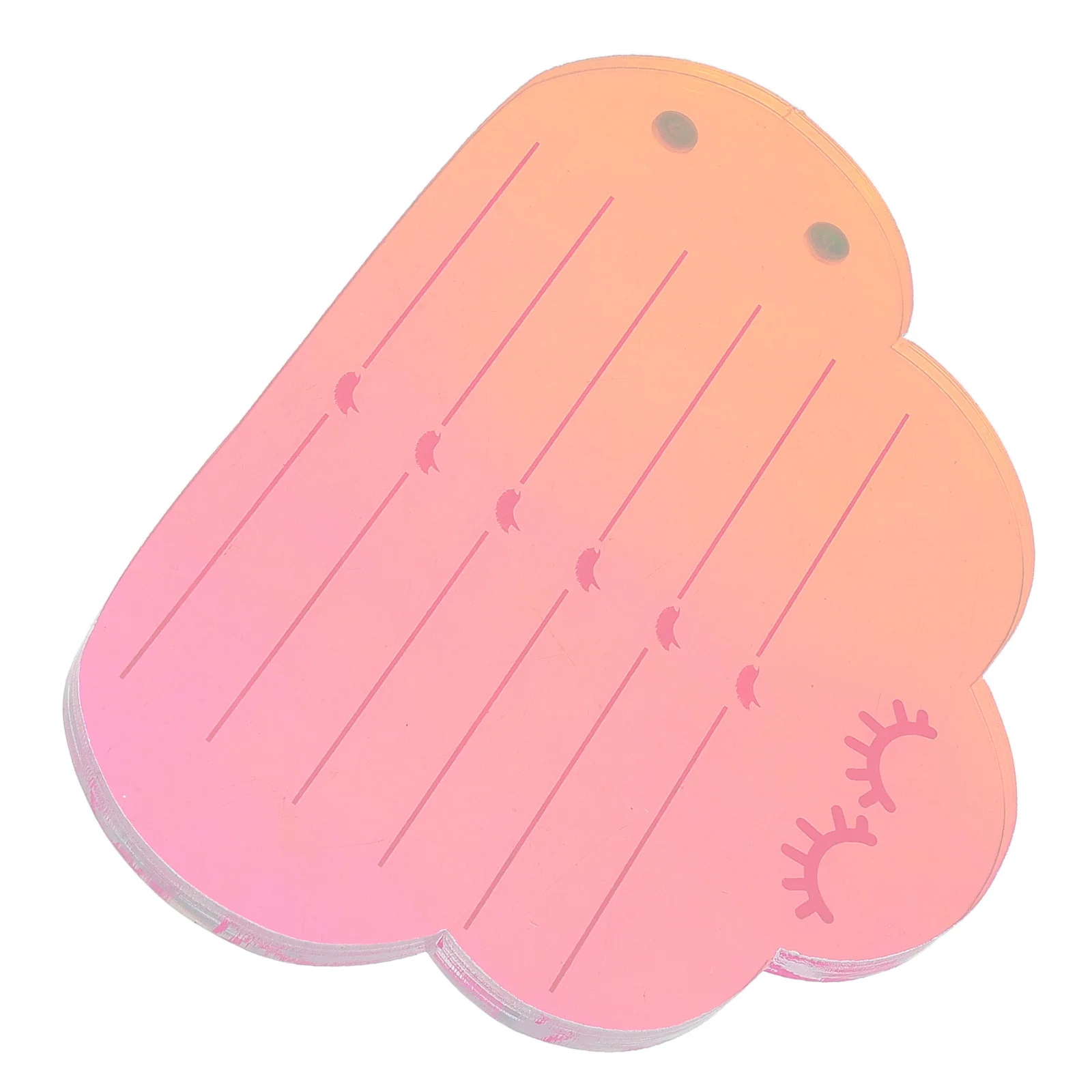 رمش تمديد حامل البليت سحابة شكل الاكريليك قاعدة مغناطيسية لاش بلاط لصالون Diy بها بنفسك كاذبة لاش قضيب تطعيم