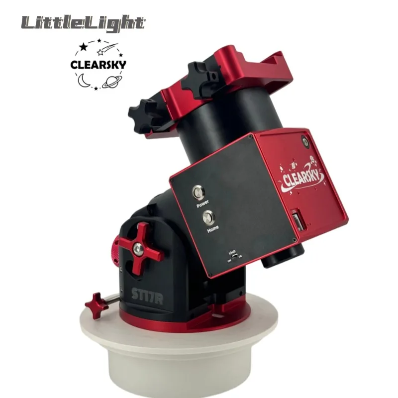 Clearsky ST-17R Harmonic Equatorial Mount With Hub-Dovetail Groove for Astronomical Telescope Compatible with Theodolite Mode