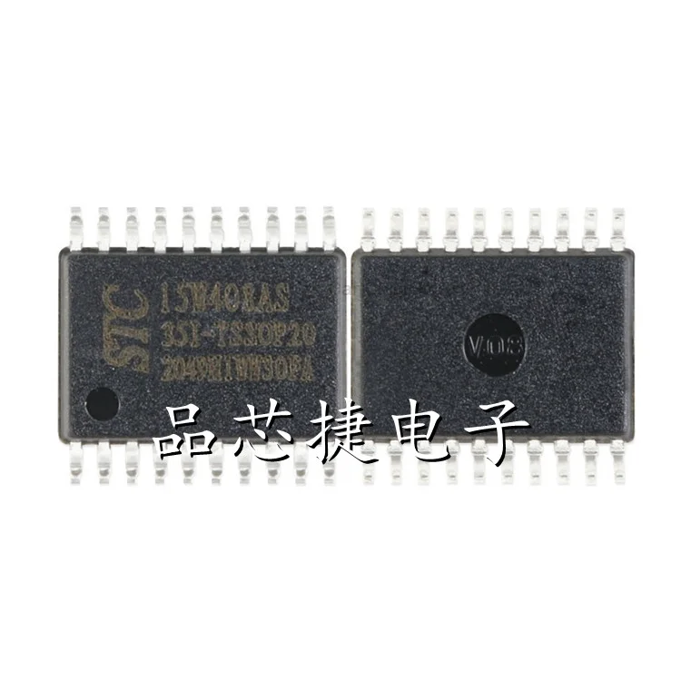 ใหม่และต้นฉบับ8-Bit 5-ชิป IC ไมโครคอนโทรลเลอร์,Stc15w408as-35i-tssop20,Original สินค้าใหม่