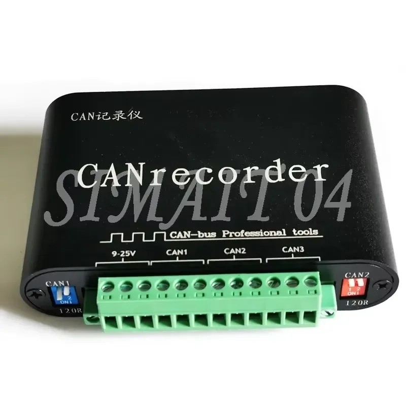 CAN Bus Data Recorder, Offline Recording and Broadcasting, Offline Playback, Relay, SD Card Storage. Support Fault Tolerance
