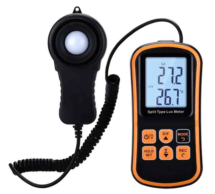 GM1030C Digital Auto Measurement Split Type Lux Meter / Tester