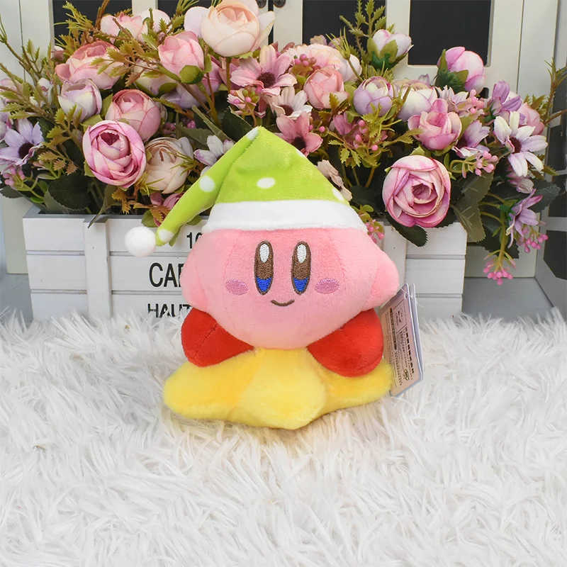 Star Kirby Anime Game peluche cuore rosa fragola Kirby bambola di pezza Kawaii The Zodiac Libra Kirby portachiavi regalo di natale