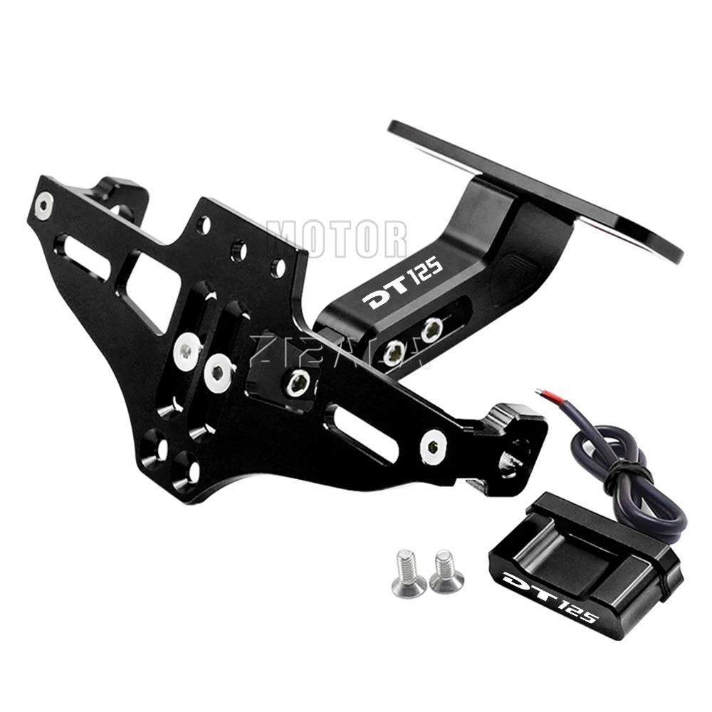 Motorcycle Rear License Plate Bracket Holder Turn Signal Light For yamaha DT125 DT125R DT125RR DT 125 RR/RE/RL/LC 1985-2007 2006