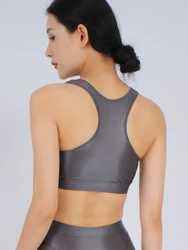 Sexy Women Candy Color Short Vest Oil Glossy Shiny V Neck Stain Tank Top Yoga Elastic Tights Fashion Streetwear Costume