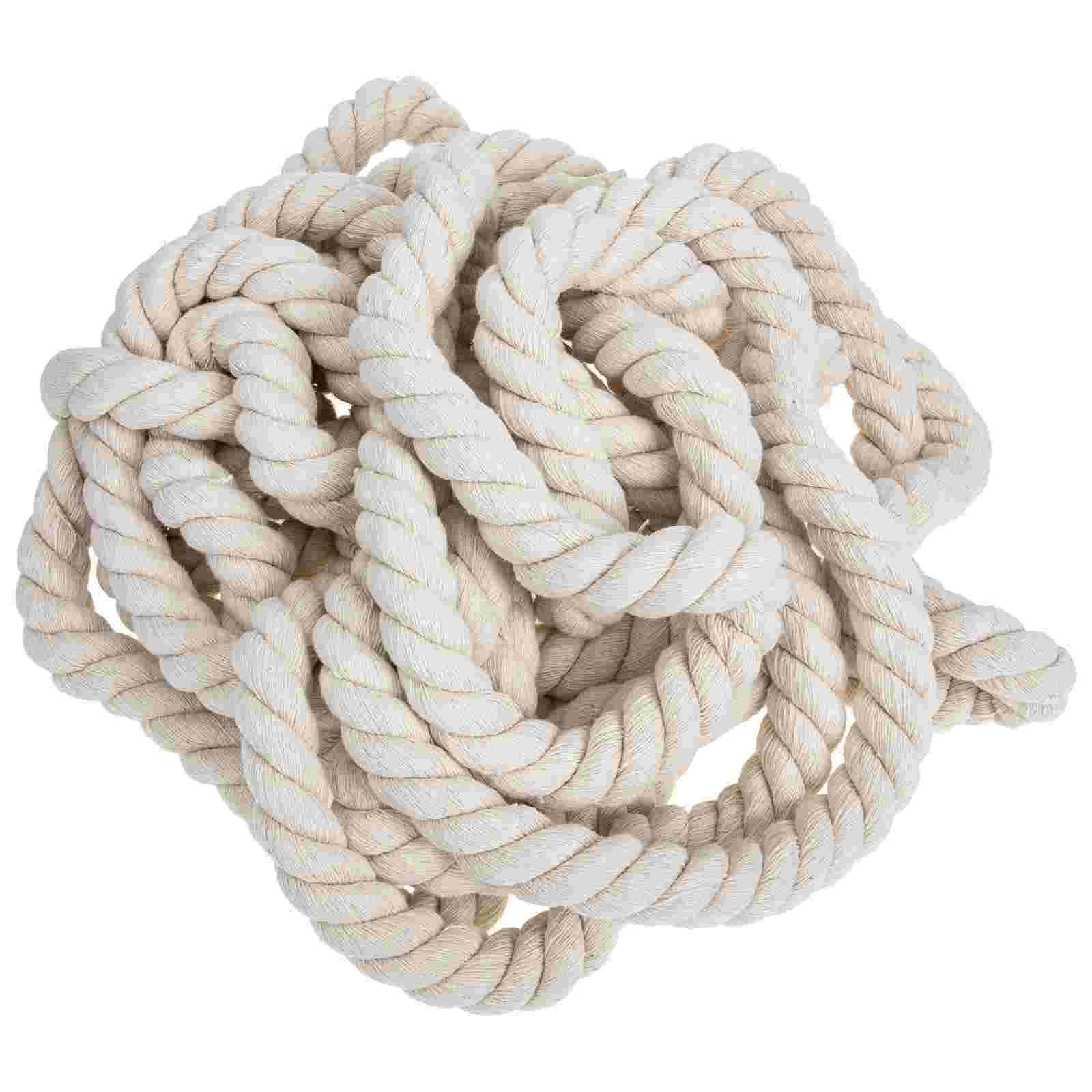 Tug of War Game Rope Pulling for Twisted Cotton Three Shares Party Prop Funny Tug-of-war