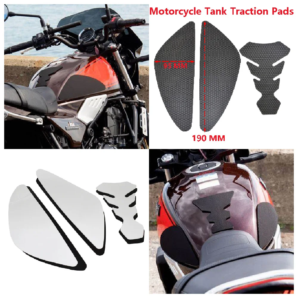 Fit for Kawasaki Z650RS ABS Z650rs 2022 2023 2024 2025 Motorcycle Tank Pad FuelTank Side Knee Traction Grip Anti Slip Pads Kits