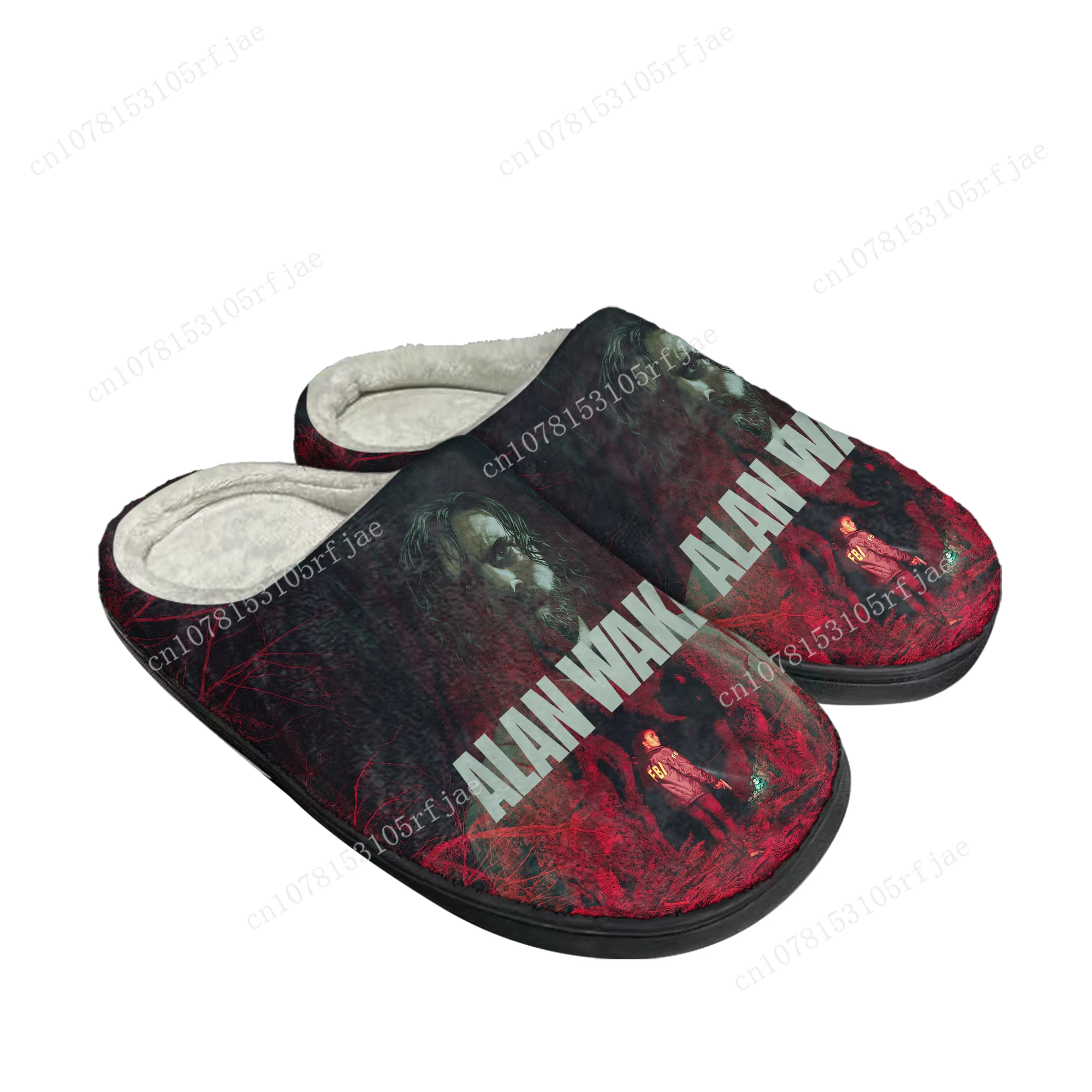 

Alan Wake2 Home Cotton Slippers 3D Game Mens Womens Teenager Fashion Plush Bedroom Casual Keep Warm Shoes Tailor Made Slipper