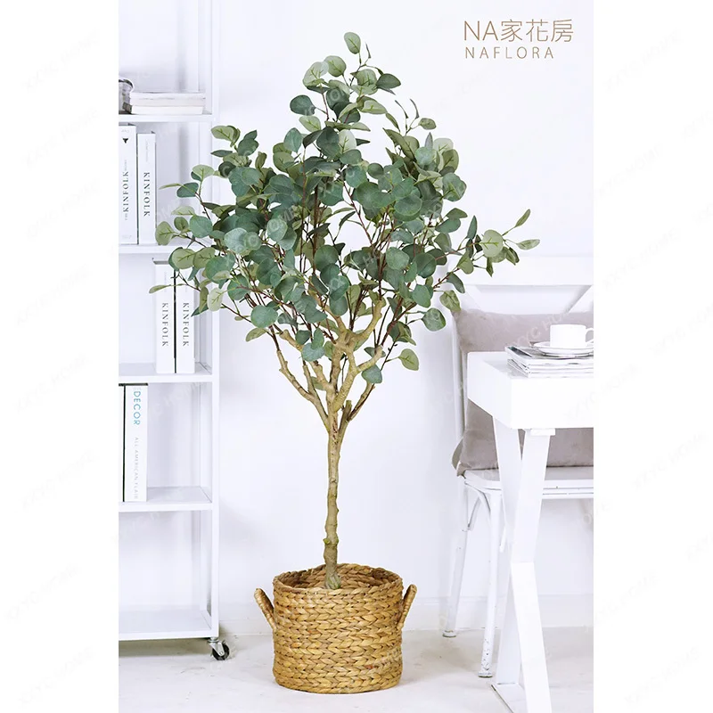 Grote Vloer Kunstmatige Plant Pot Emulerende Nep Boom Olijf Decoraties Indoor