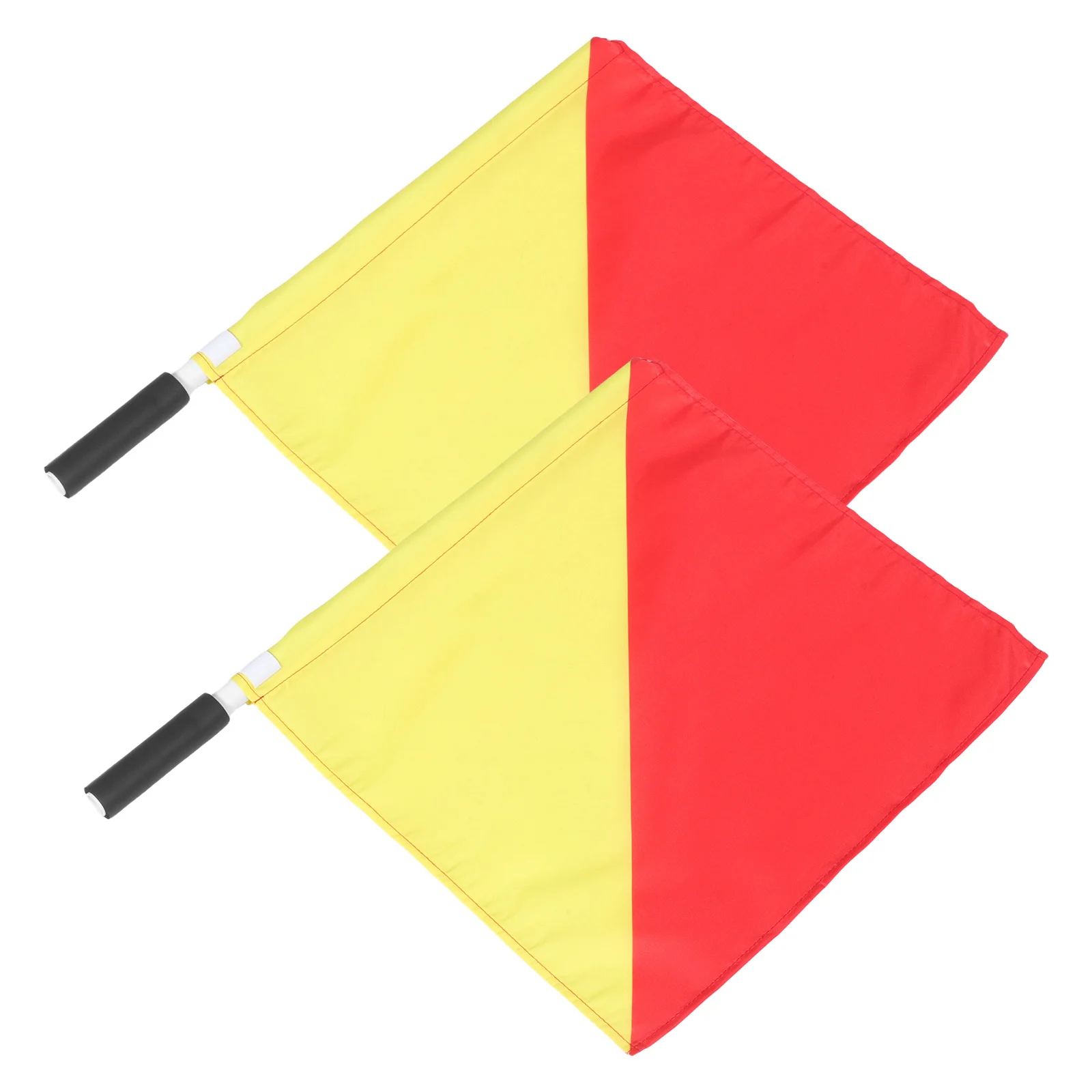 2 قطعة أعلام محمولة مادة قماش بولي كلوريد الفينيل المتينة لمعدات السلامة للتدريب على إشارة البحرية #5