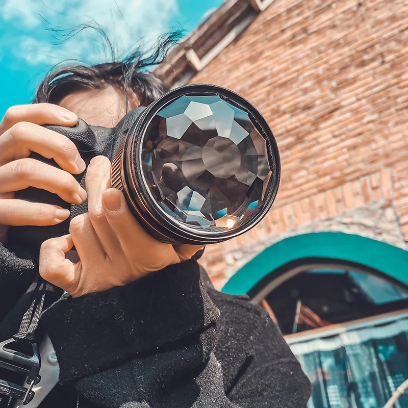 Trompe-l'oeil مقدمة غير واضحة دوامة التصوير الفوتوغرافي تأثير المنشور تأثير تصفية مناسبة لكانون نيكون سوني وفوجي فيلم كام
