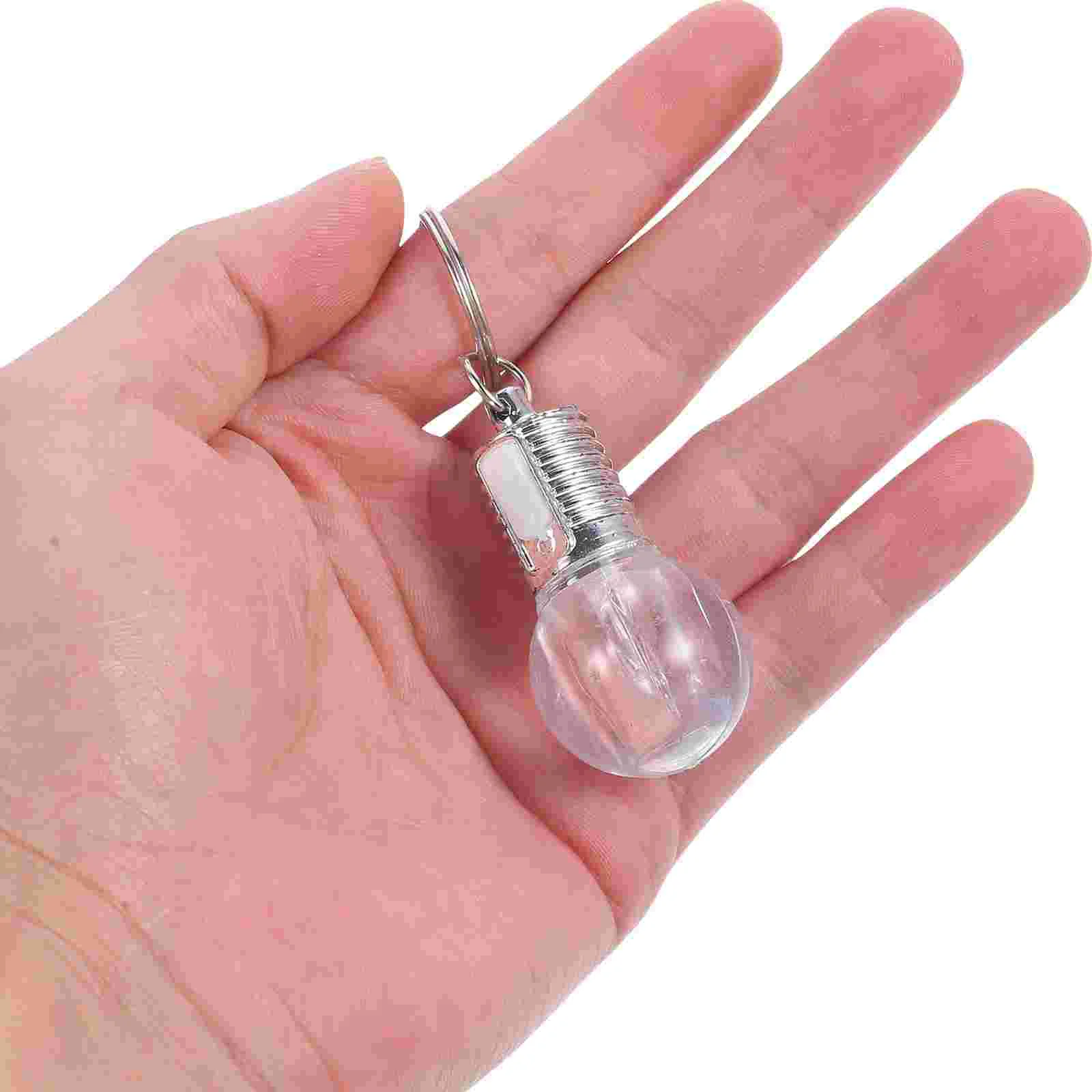 10 Pcs Light Lamp Torch Keyring Unique Design Keychain Mini Flashlight LED Bulb Fob