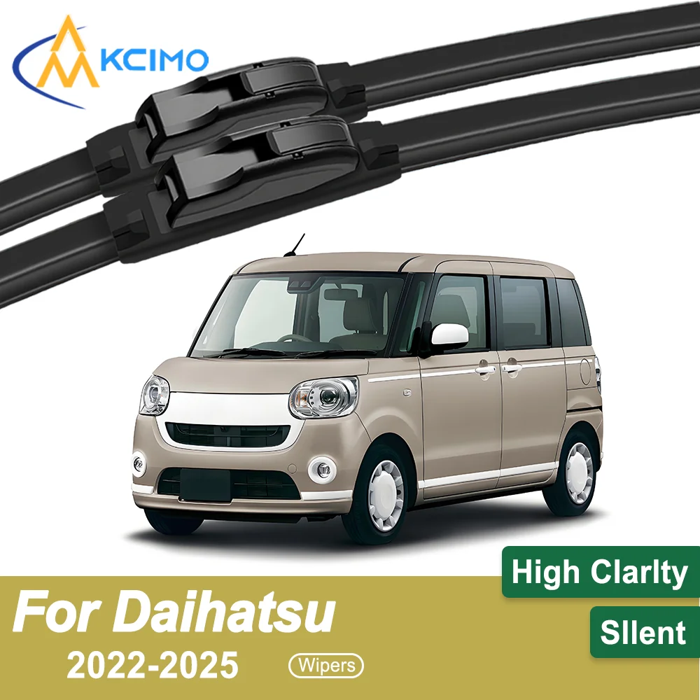 

2-Pack Superior Wiper Blades for Daihatsu Move Canbus LA850 2022-2025 All-Season Durable Quiet Wiping Uninterrupted Visibility