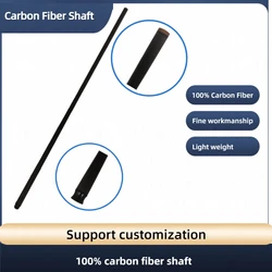 Eixo De Cue De Bilhar De Fibra De Carbono Personalizado, tecnologia Preta, acessórios De Piscina, OEM Direto Da Fábrica