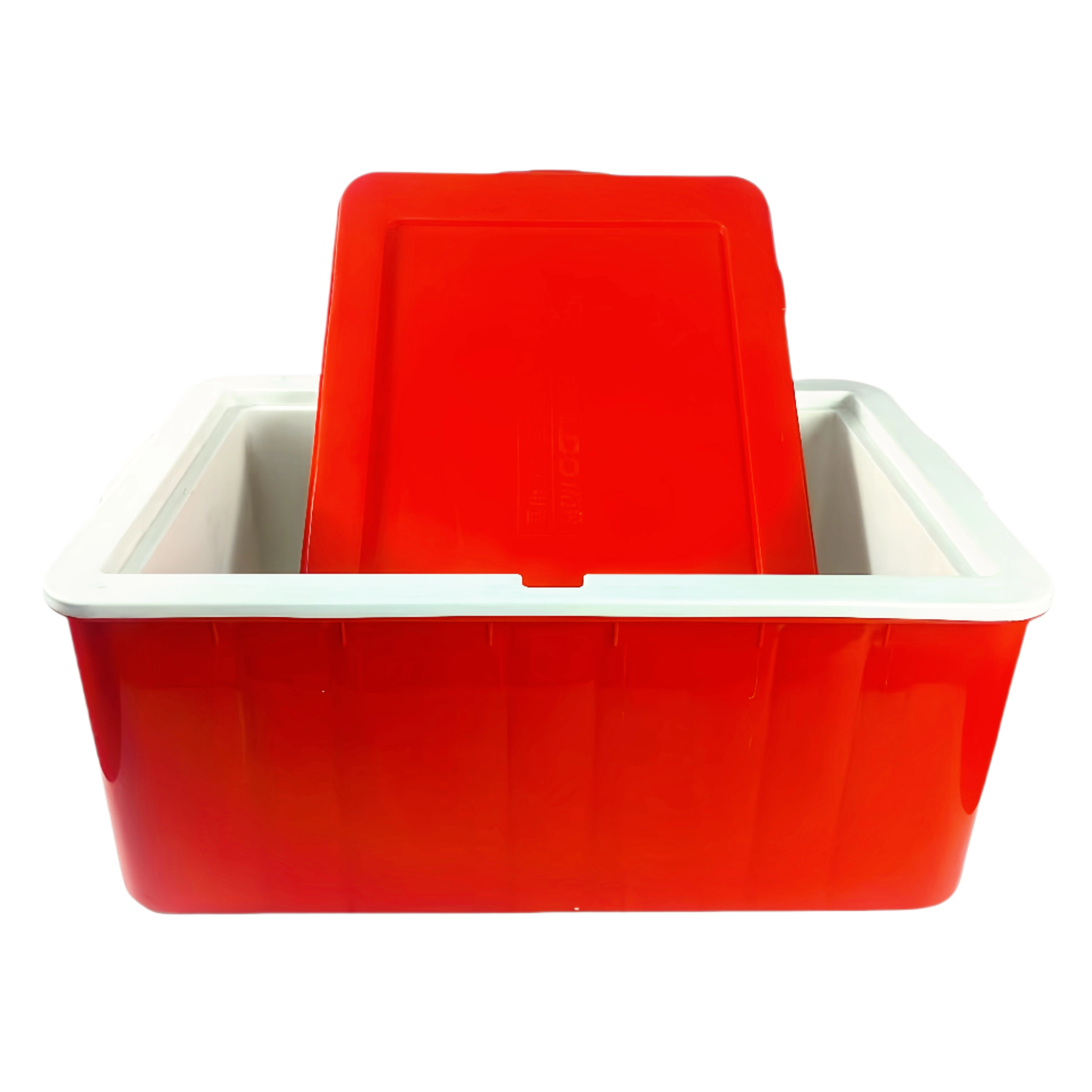 صندوق تبريد معزول لمقلاة الطعام سعة 35 لترًا، حقن PP مصبوب للتخزين البارد والنقل، صندوق معزول