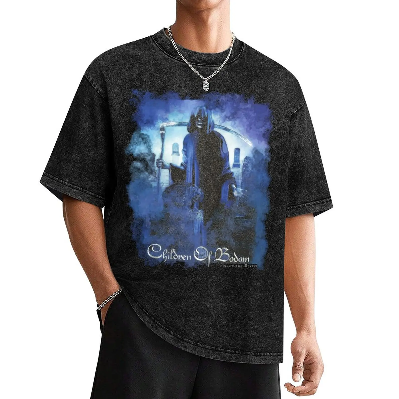 Children Of Bodom Follow The Reaper T-Shirt Blouse luxury t-shirt plus size men clothing