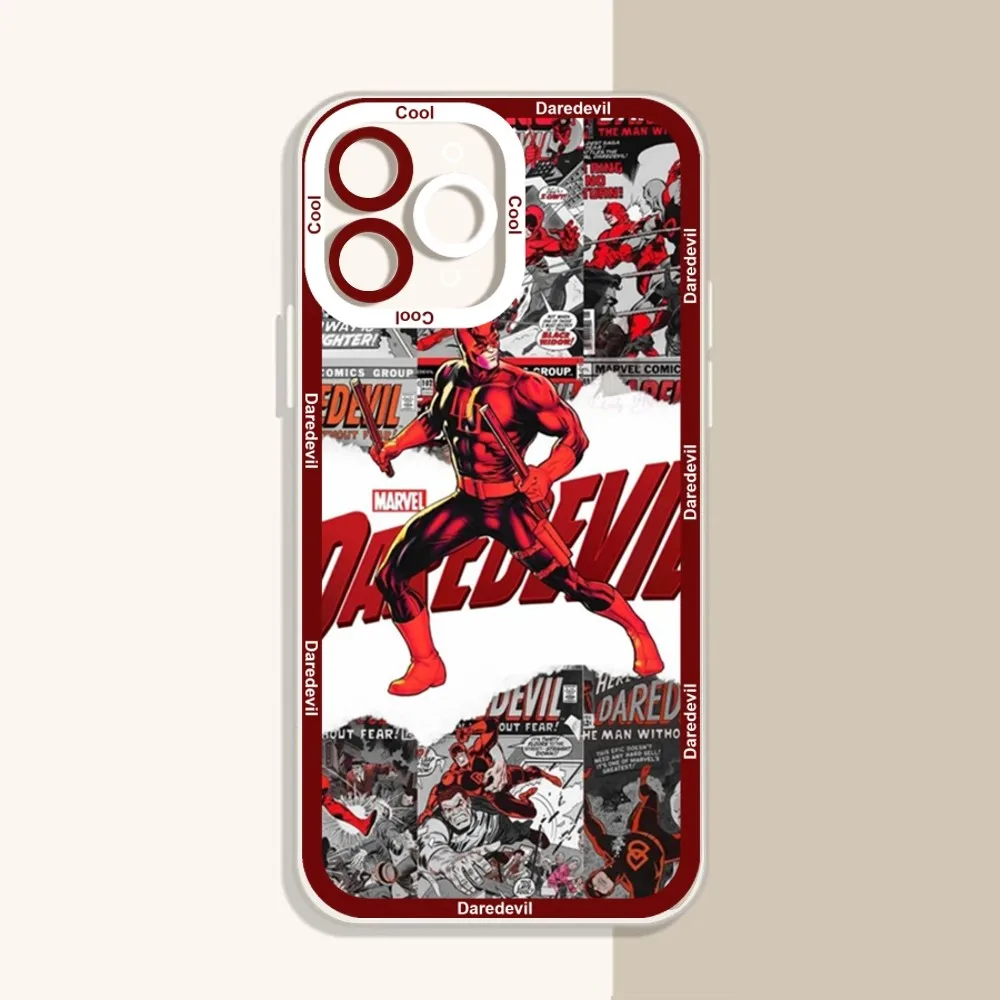 Cool D-Daredevil Phone Case For iPhone 12 11 13 14 Pro Max XR XS Max X SE2020 7 8 Plus Case