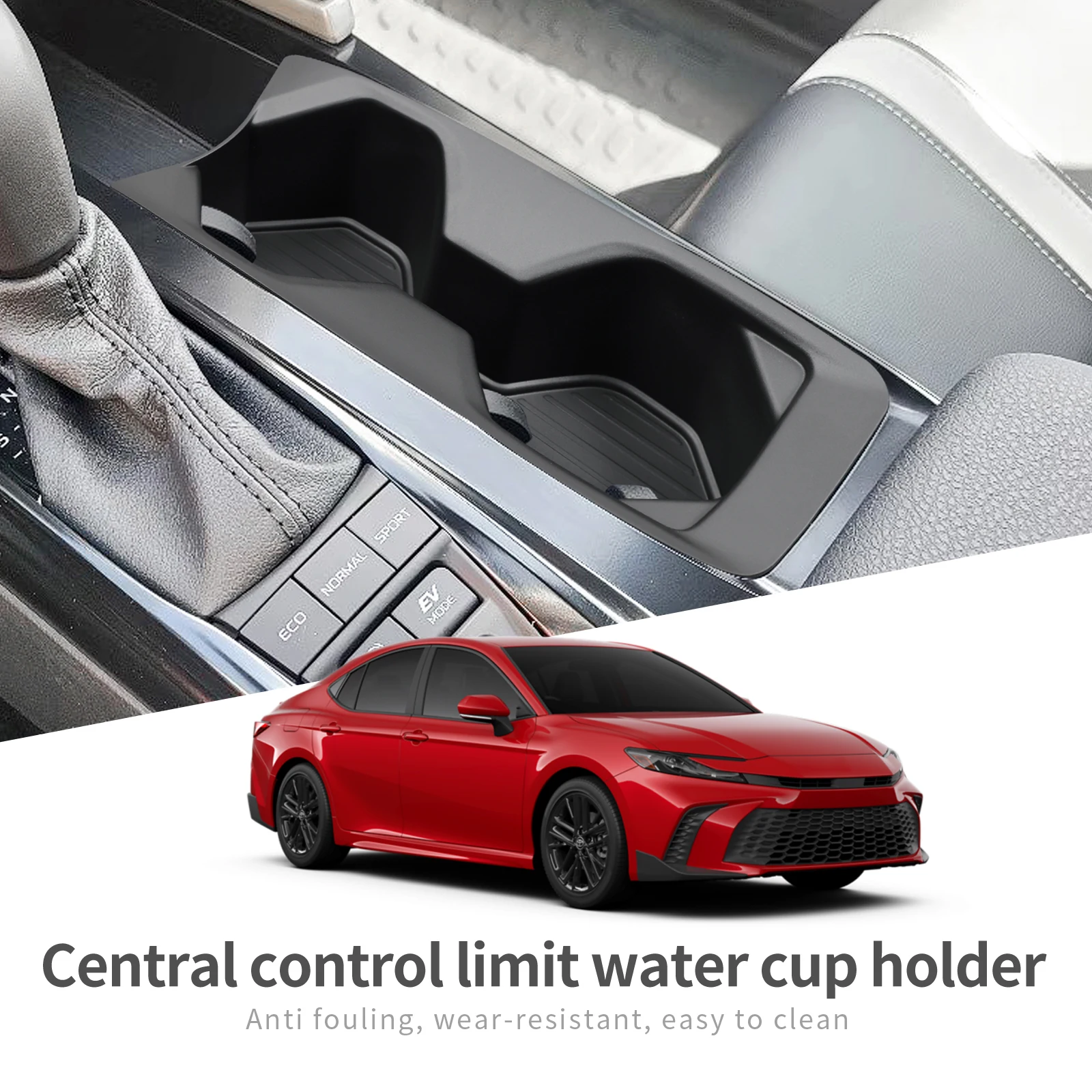 LUCKEASY für Toyota Camry 2024 2025 Getränkehalter US-Version Mittelkonsole Getränkehalter Wasserbecher Auto-Innenausstattung – Detail 7
