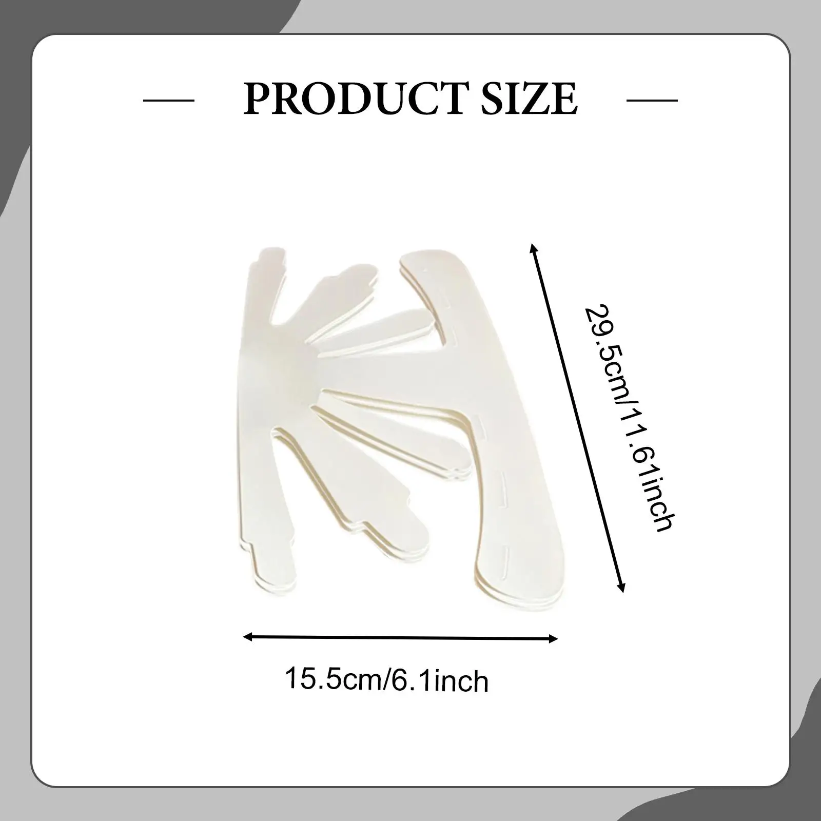 50 Pieces Baseball Cap Inserts Universal,Maintaining Shape Cardboard Accessories Cap Inner Support Hat Liners Paper Hat Shapers