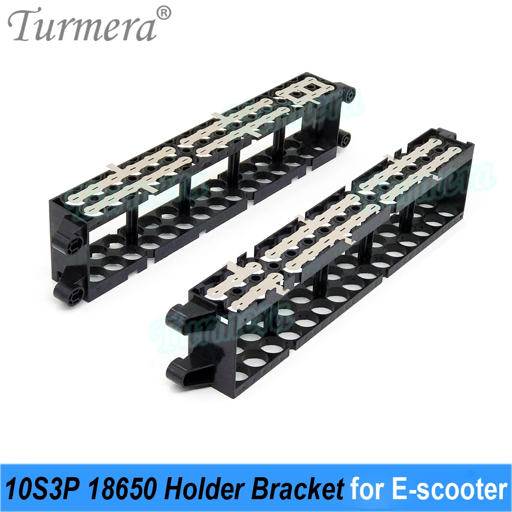 Turmera 36V 42V M365 E-Scooter Battery 10S3P 18650 Battery Holder with Welding Nickel 10S 15A BMS for Electric Bike Repacle Use