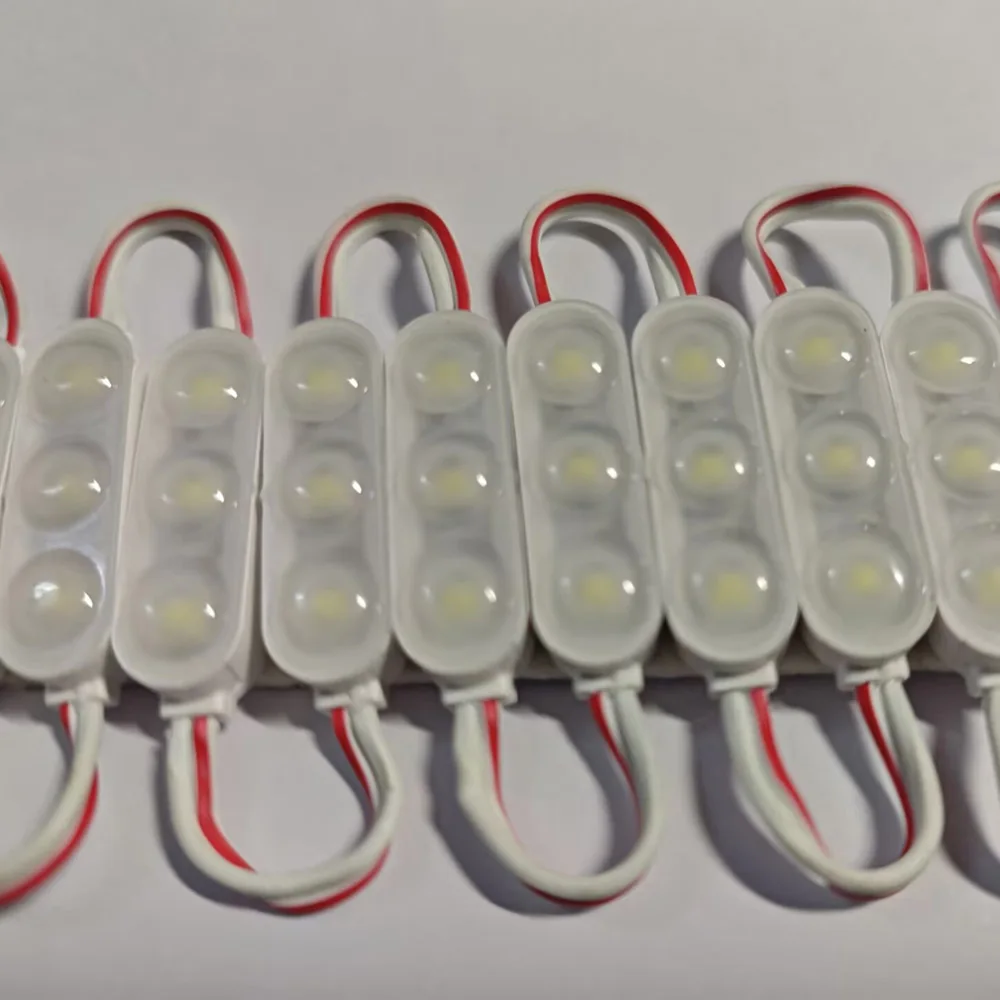 

20pcs Small 12v 3 leds 1.5w LED Injection Module 30*09mm IP65 Waterproof Sign Letter Word Building Logo Board Outside BackLight