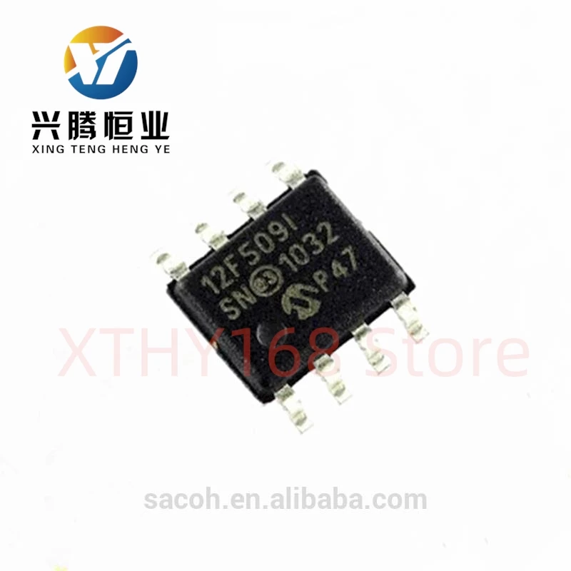 5PCS/lot New OriginaI PIC12F509-I/SN 12F509I-SN 12F509I or PIC12F509-E/SN 12F509E-SN SOP-8 8-Bit Flash Microcontrollers