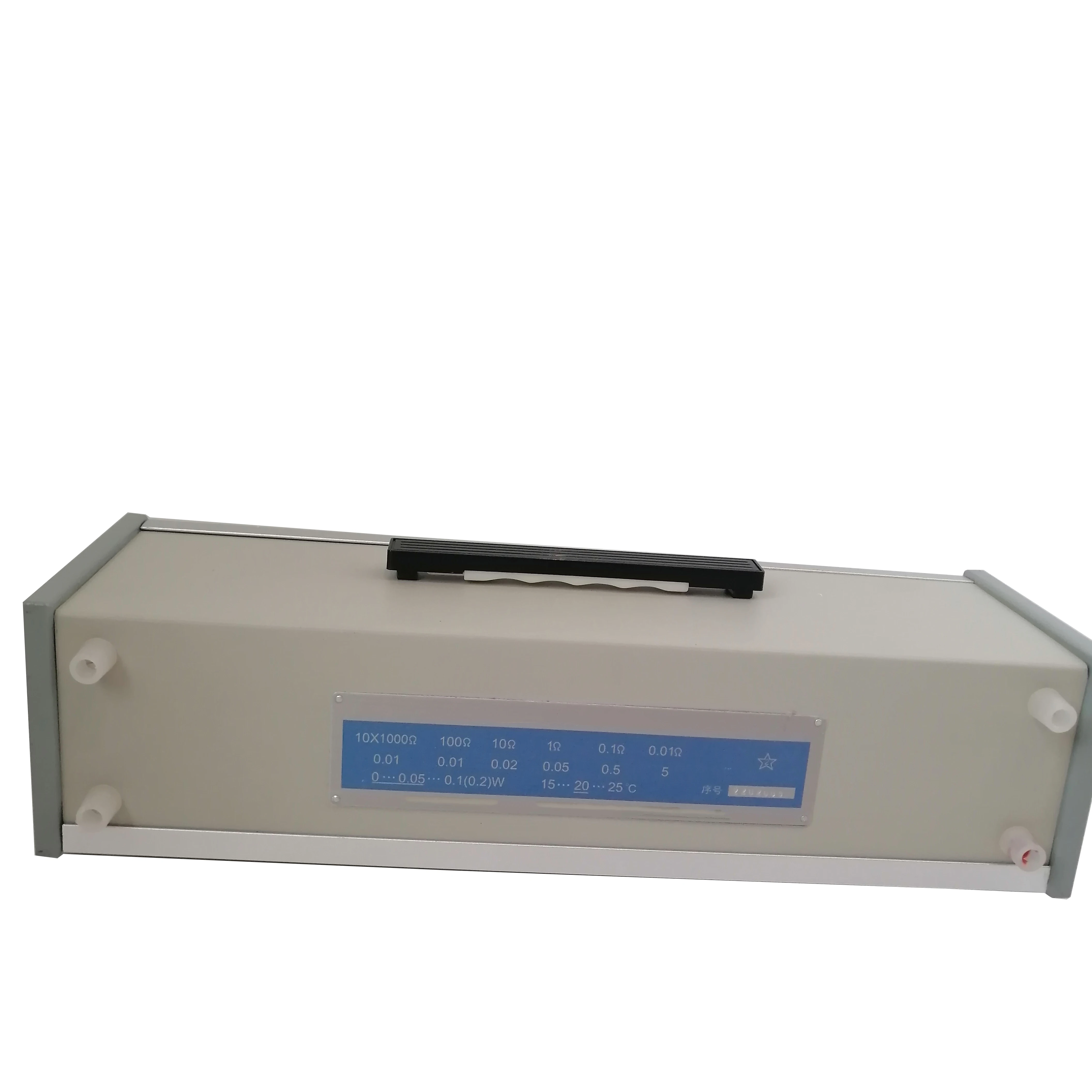 Boîte de résistance CC, gamme de 0.01 ~ 11111.11 ohm avec compteur de test DC Decade 02/10/2018