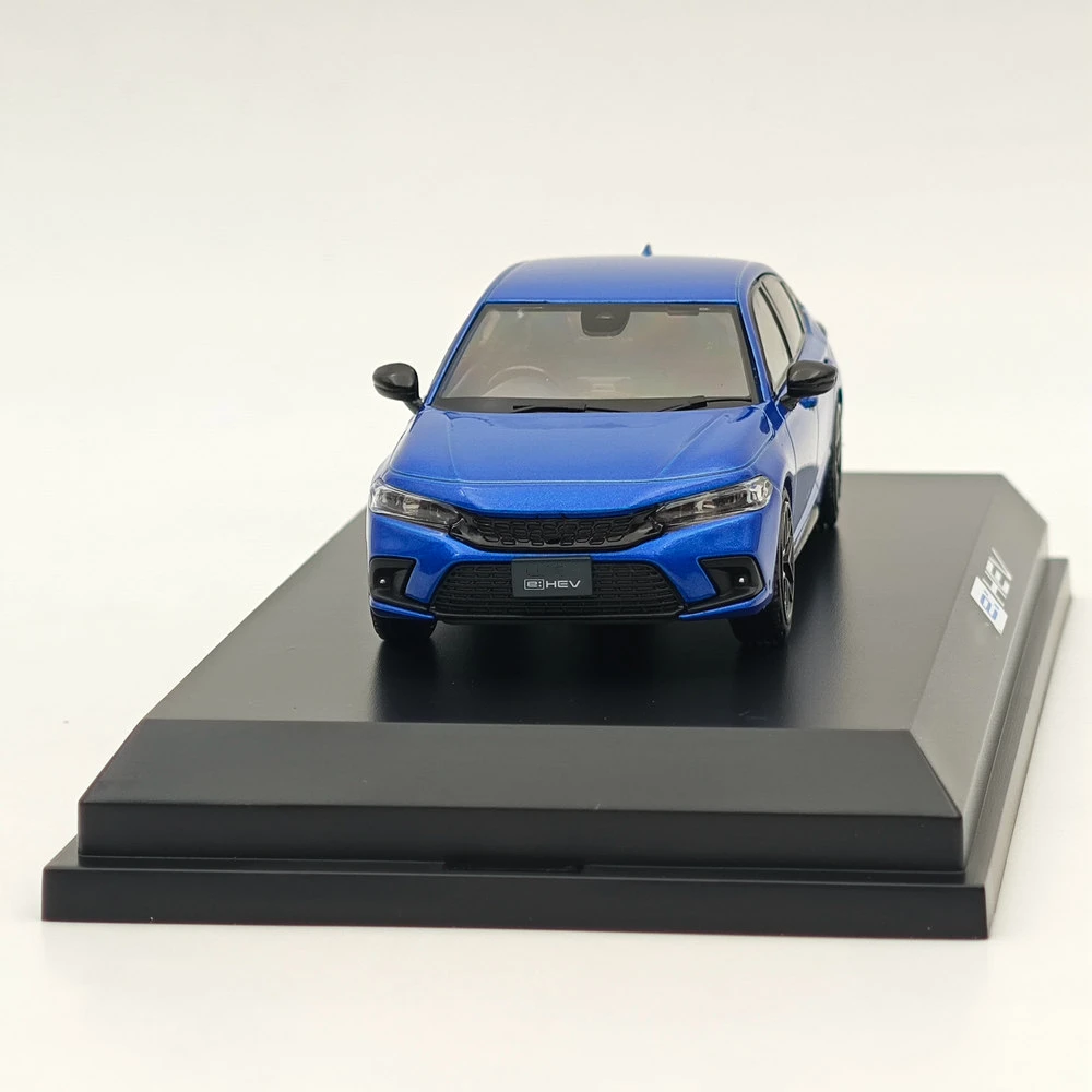 Hobby Japan 1/43 (FL4) e:HEV Plemium Crystal Blue Metallic HJ433003BL Diecast Model Car Limited Collection Auto Toys Gift